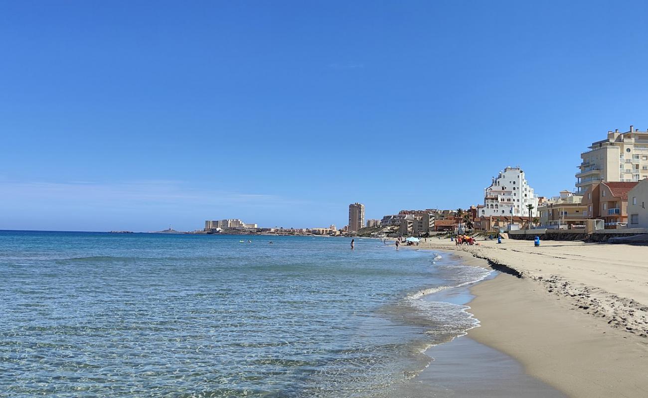 Photo of Playa del Banco del Tabal with bright sand surface