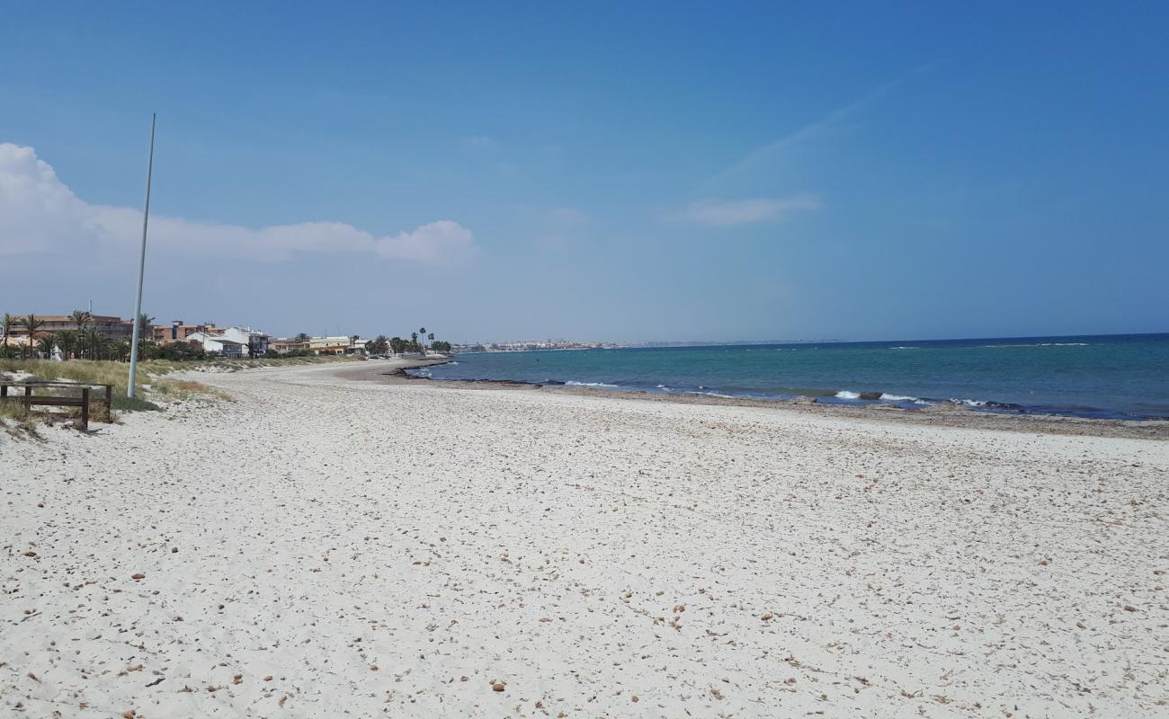 Photo of Playa de El Mojon with gray sand surface