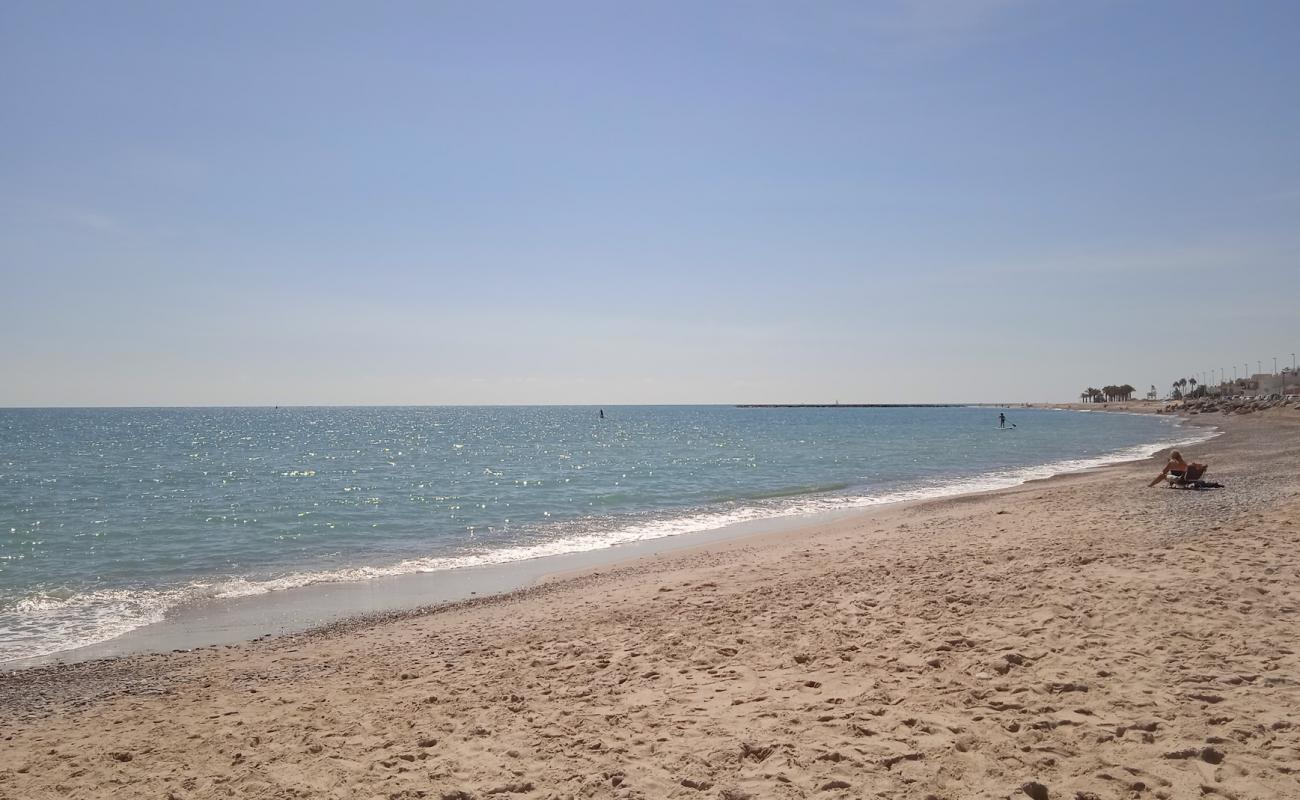 Photo of Playa Almazora with bright sand surface