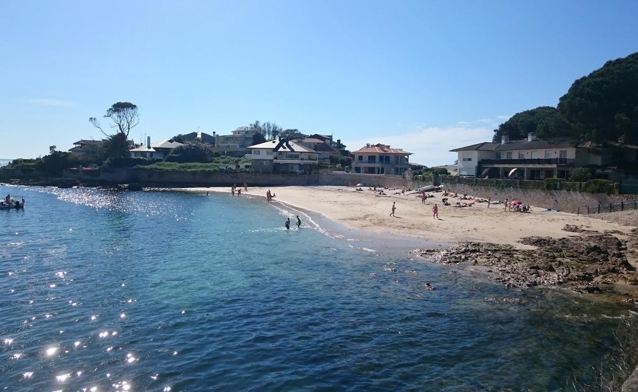 Photo of Praia de Toralla with bright sand surface