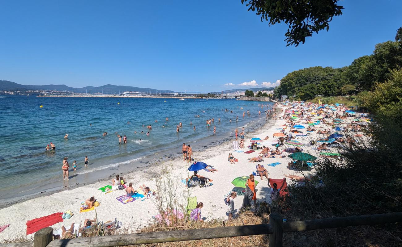 Photo of Praia de Bouzas with bright sand surface