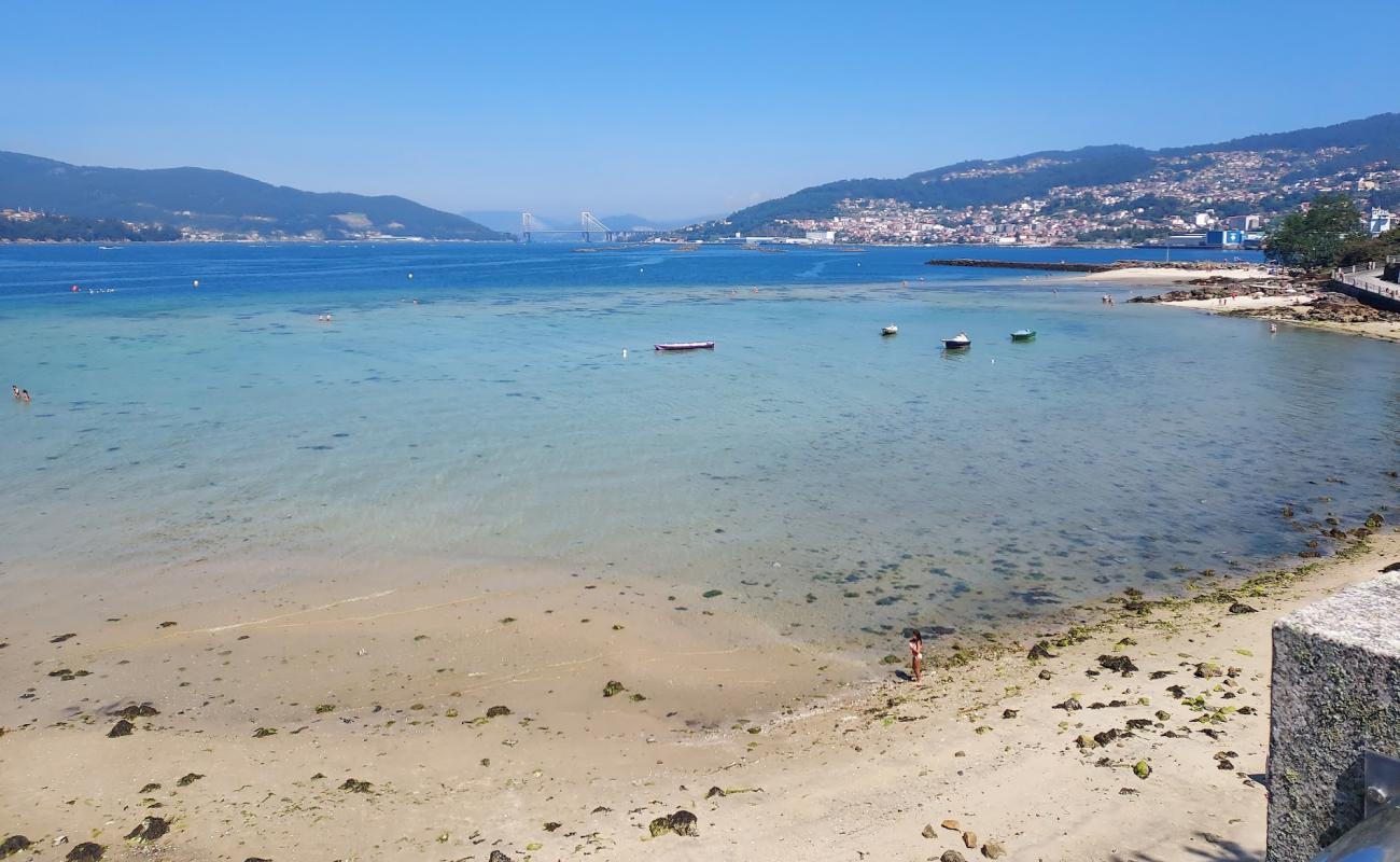 Photo of Praia da Punta with bright sand surface