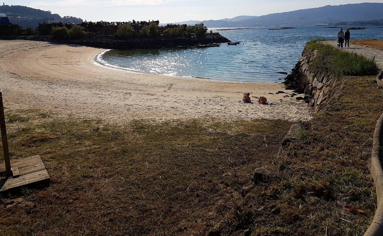 Photo of Praia do Mende with bright sand surface