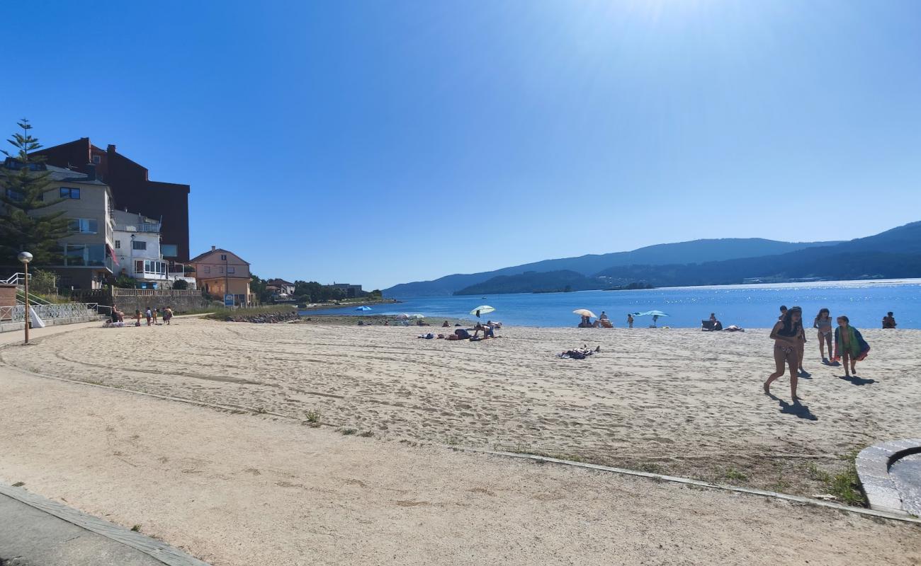 Photo of Praia Matilde with bright sand surface