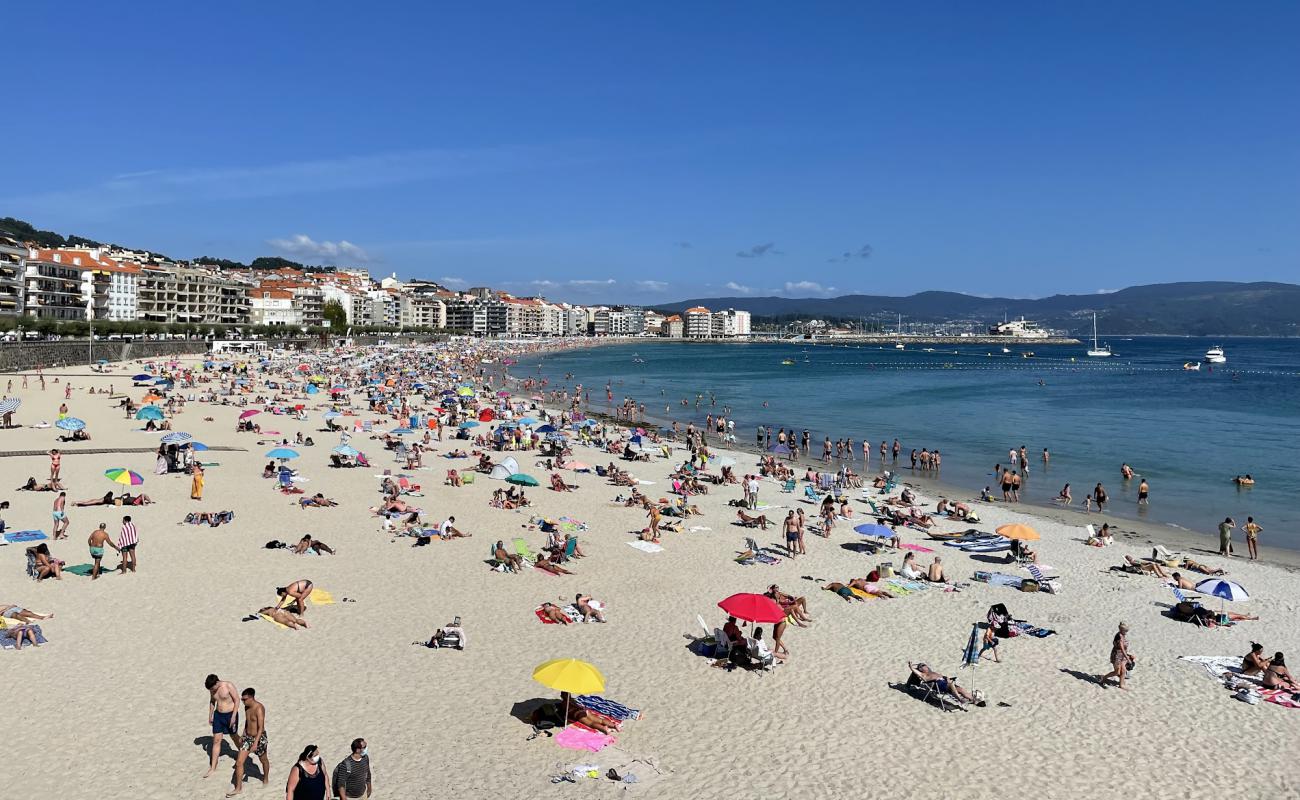 Photo of Praia de Silgar with bright sand surface