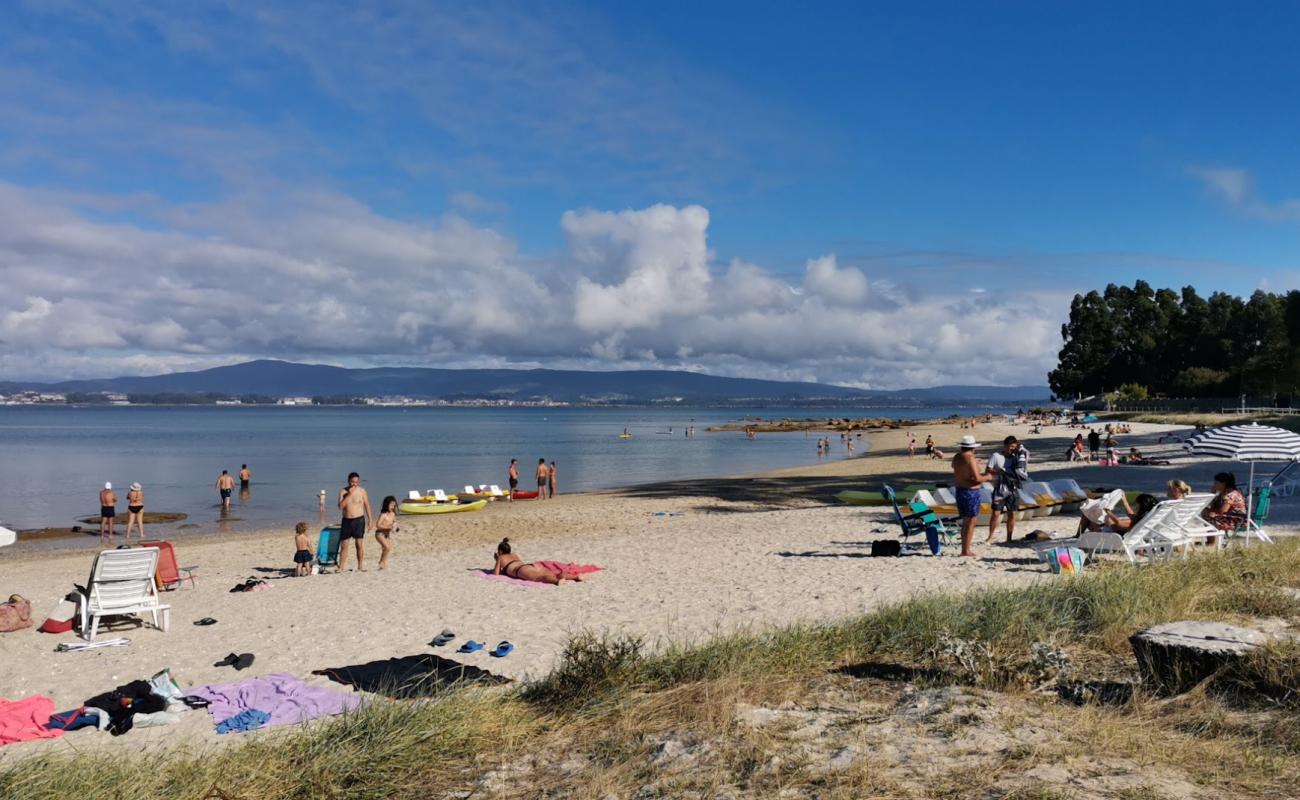 Photo of Praia de Camaxinas with bright sand surface