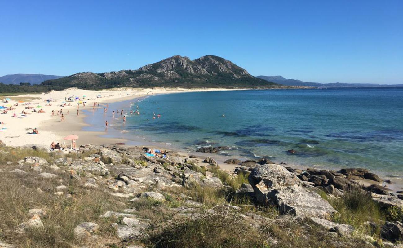 Photo of Praia de Area Maior with bright sand surface