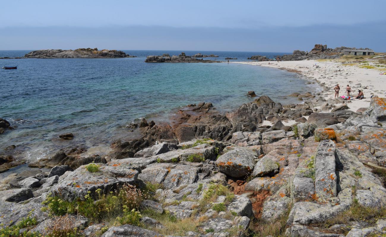 Photo of Praia De Insuela with bright sand surface