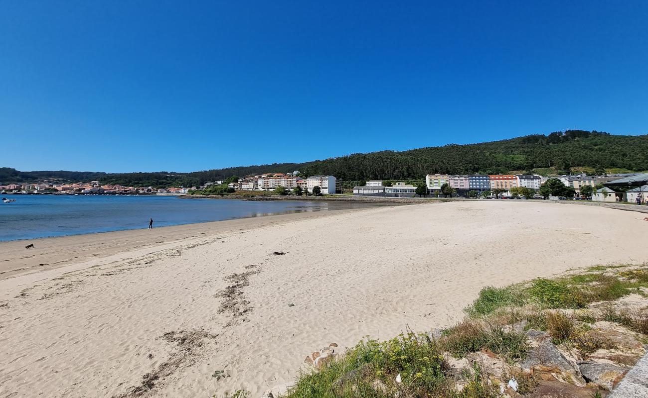 Photo of Praia de Cee with bright sand surface