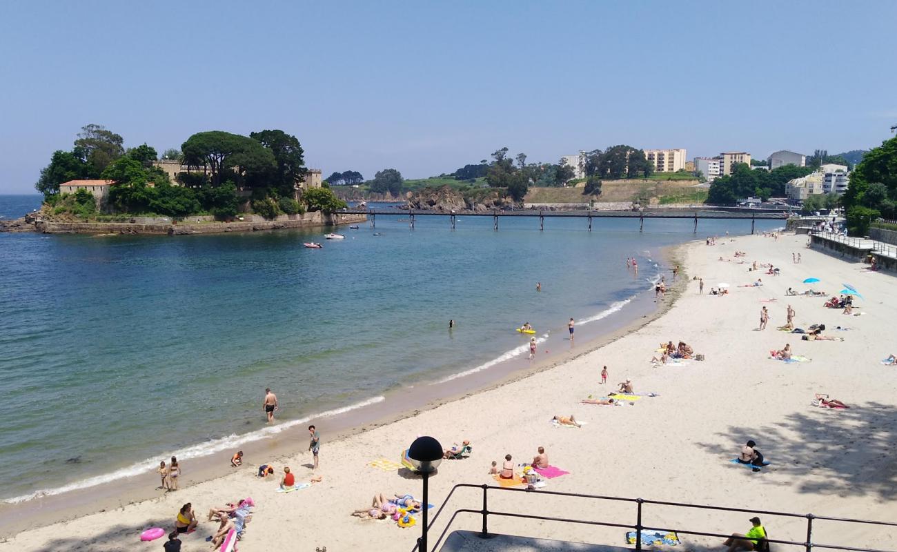 Photo of Praia de Santa Cruz with bright sand surface