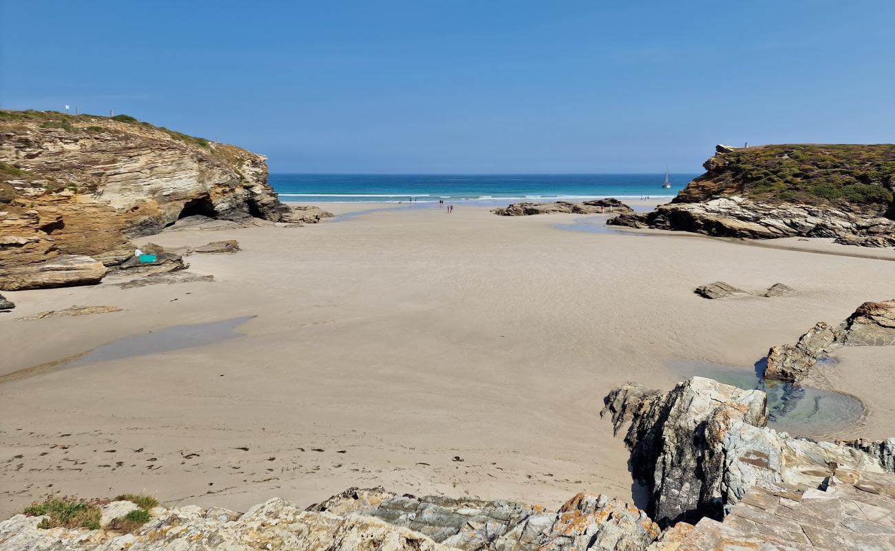 Photo of Esteiro Beach with bright sand surface