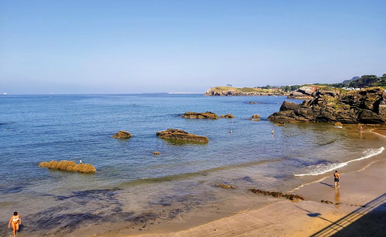 Photo of Playa de Candas with bright sand surface