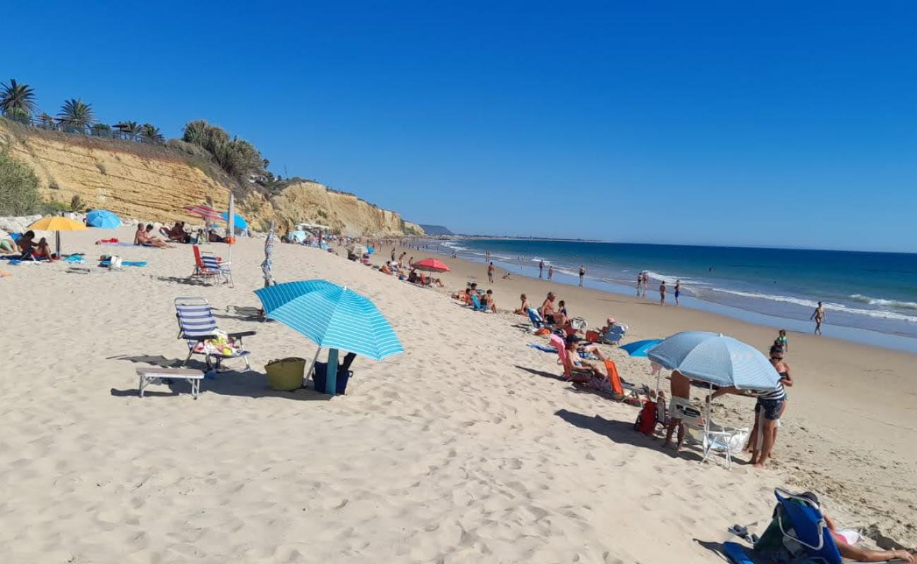 Photo of Playa Fuente del Gallo with bright sand surface