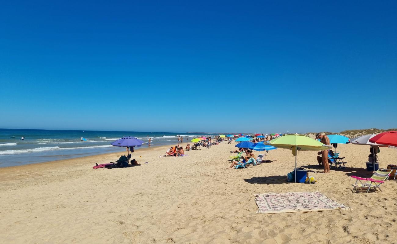 Photo of Playa de las Calderas with bright sand surface