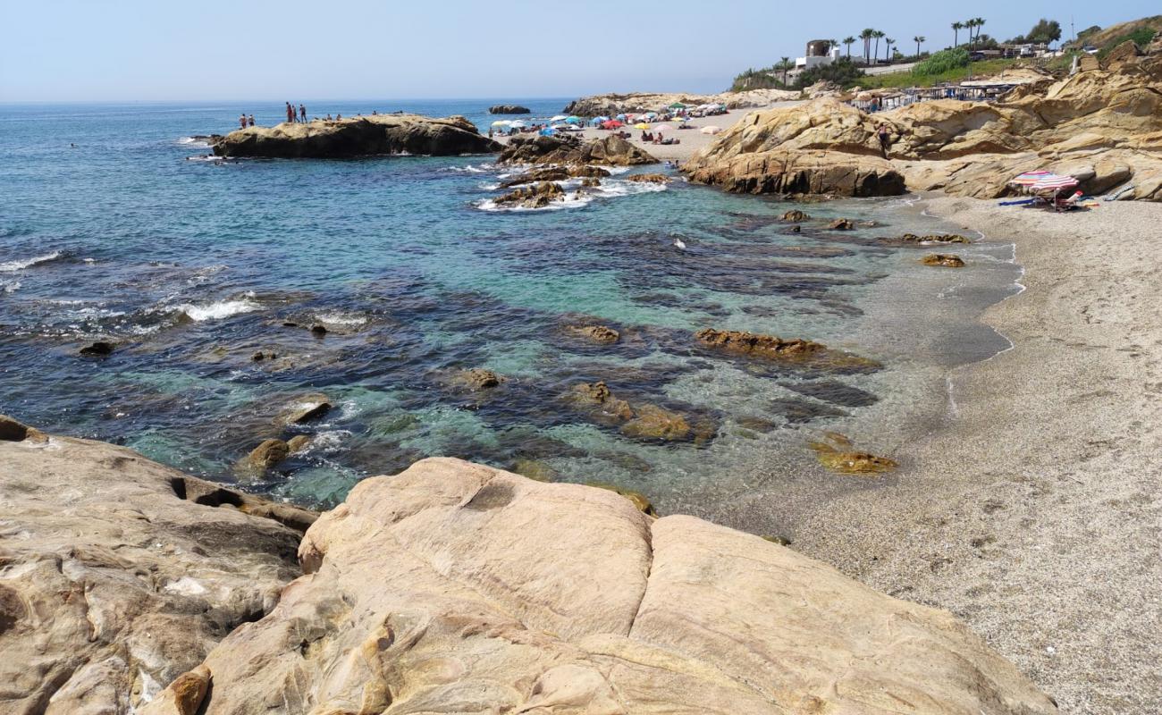 Photo of Playa de Chullera with light fine pebble surface