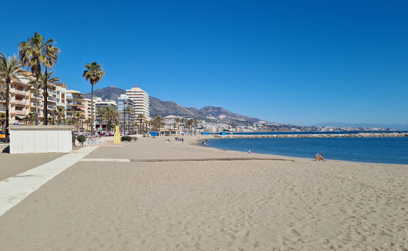 Photo of Playa de los Boliches with bright sand surface