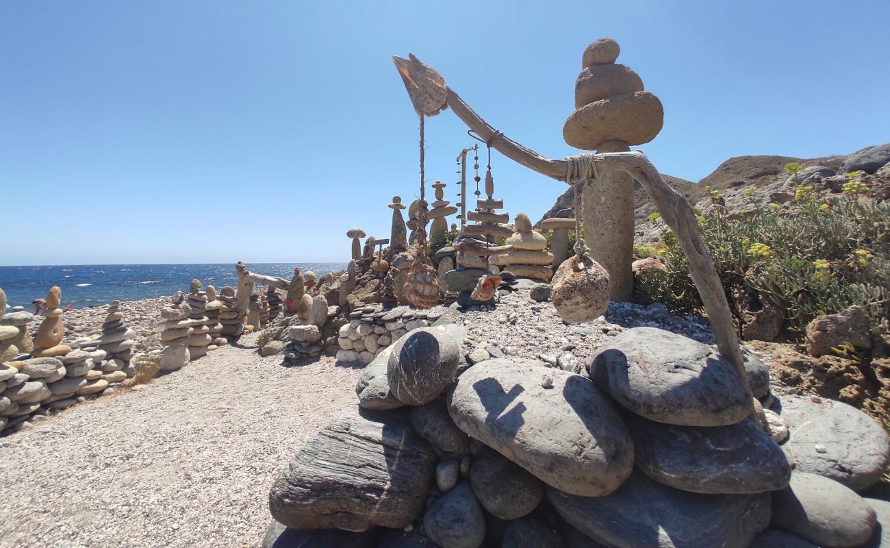 Photo of Playa de la Galera with light pebble surface