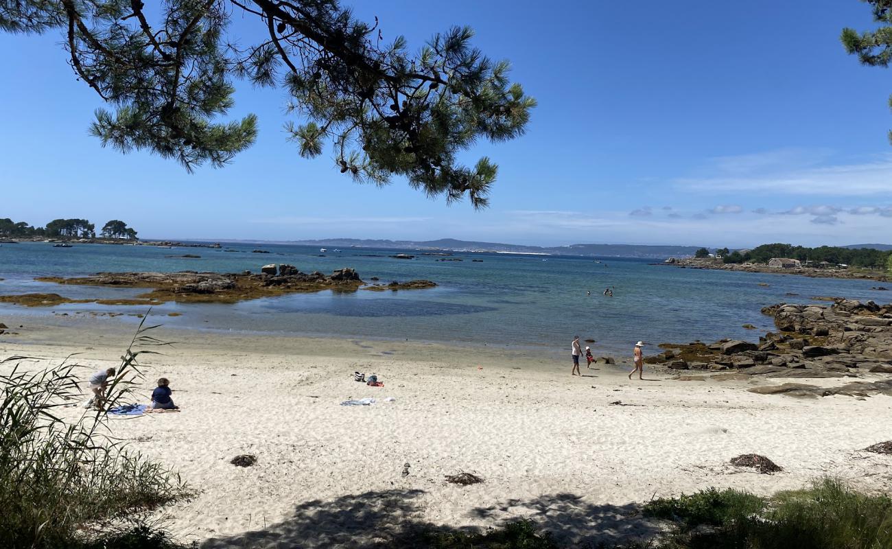 Photo of Praia Rosa da Mosca with bright sand surface