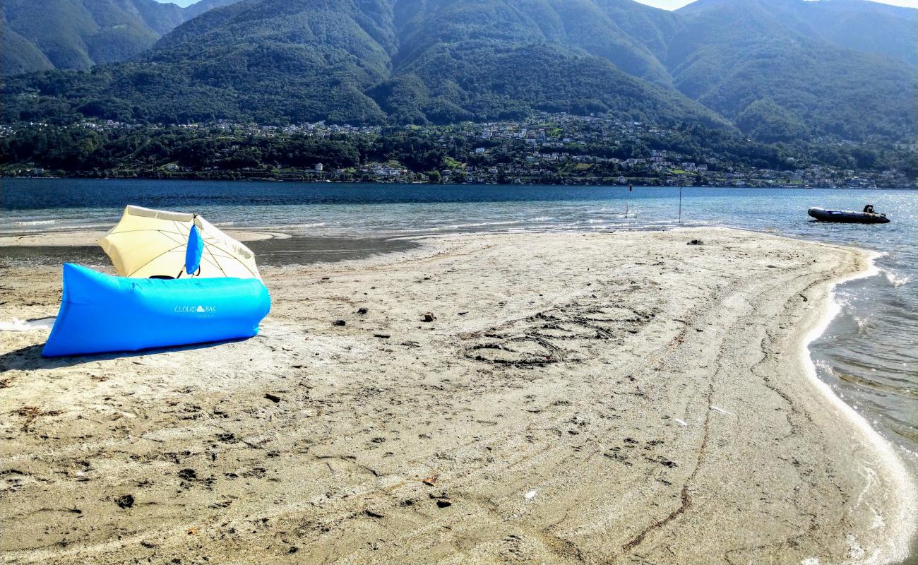 Photo of Locarno spiaggia with bright sand surface