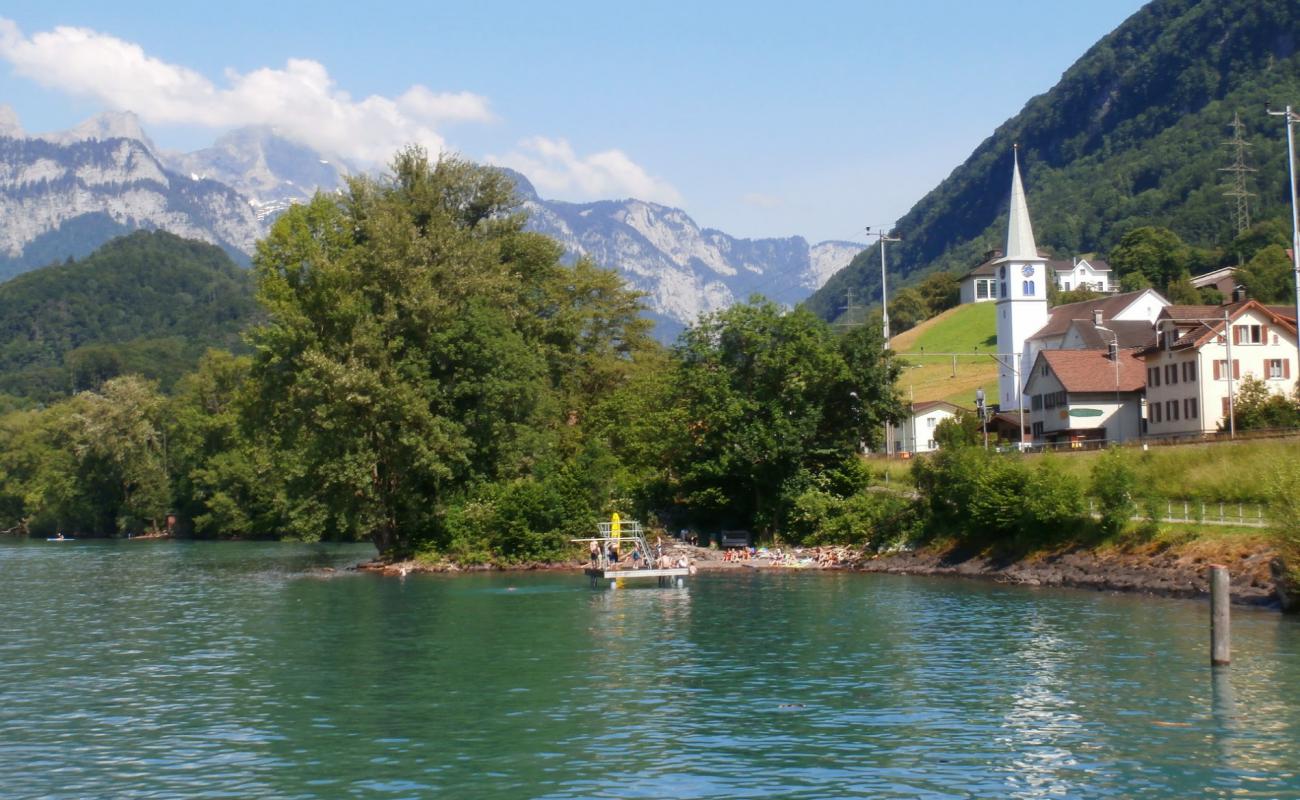 Photo of Strandbad Mols with gray pebble surface