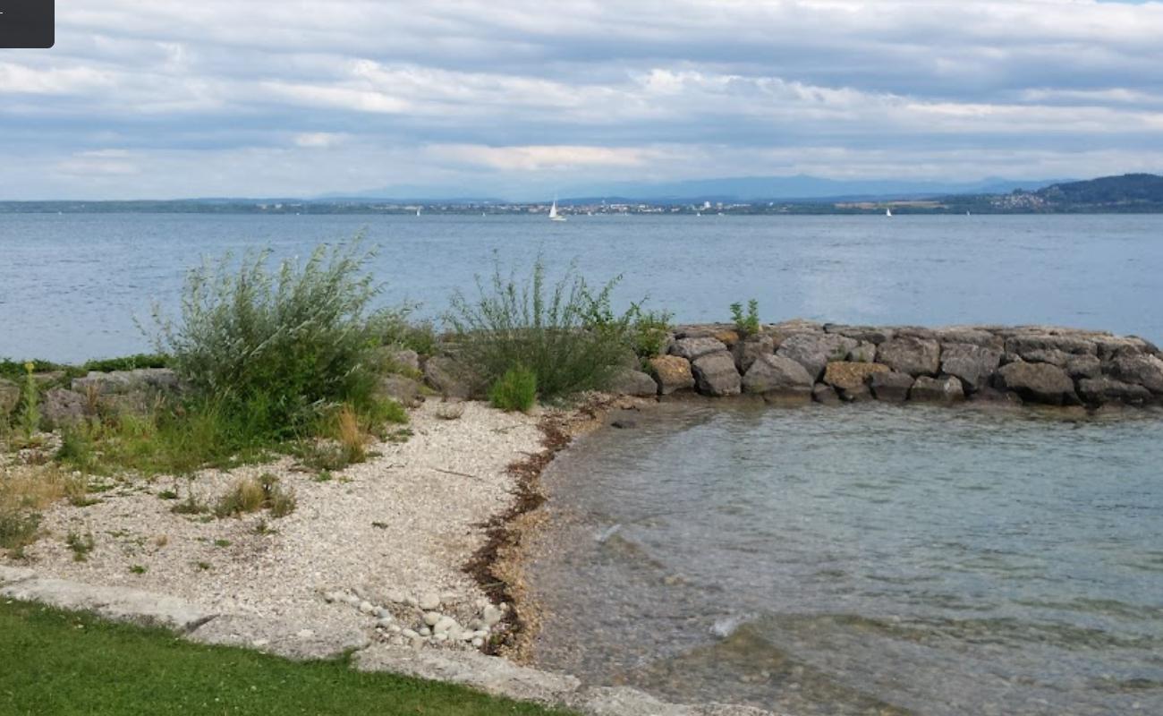 Photo of Plage de Vaumarcus with light pebble surface