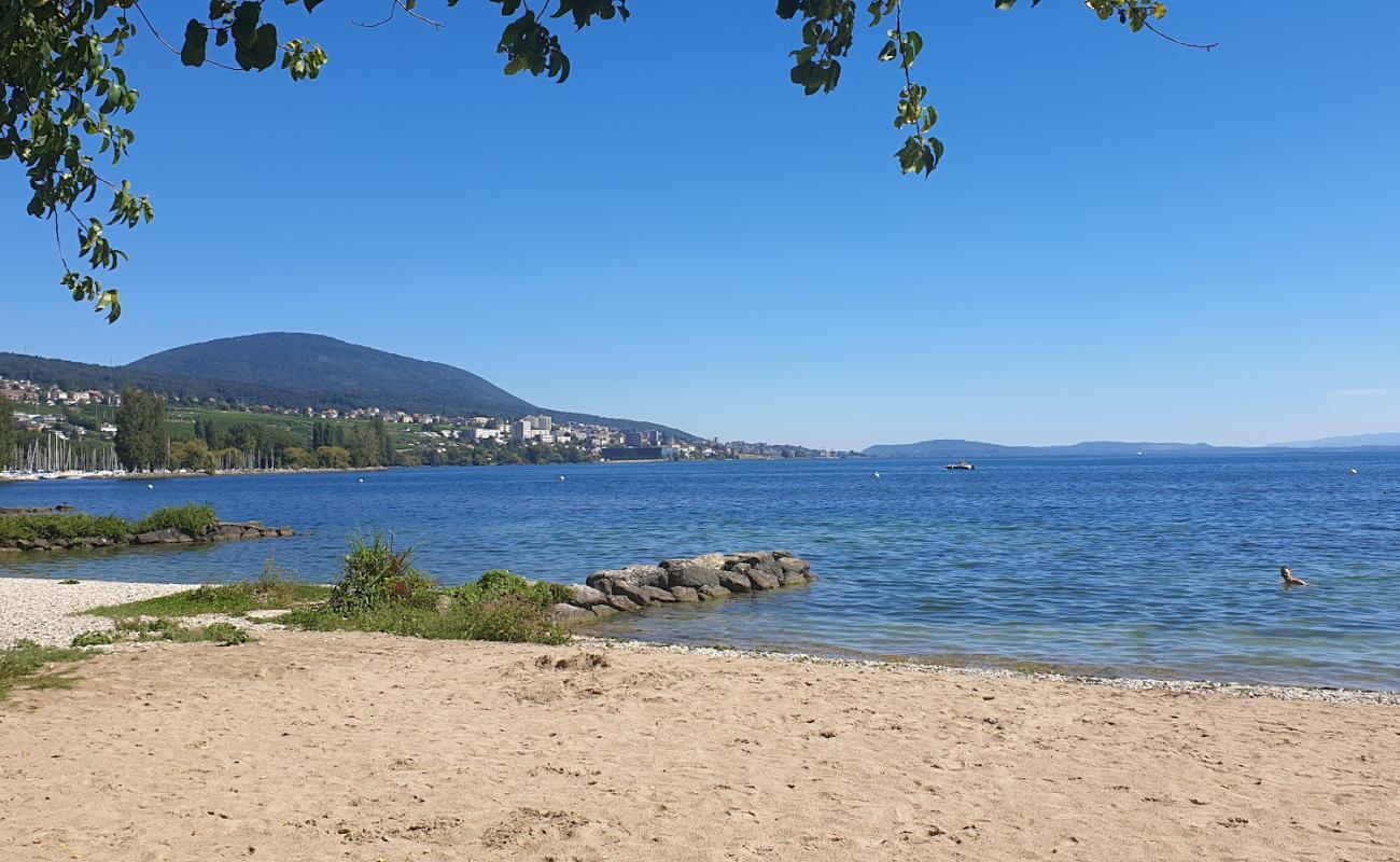 Photo of Plage de Colombier with bright sand surface