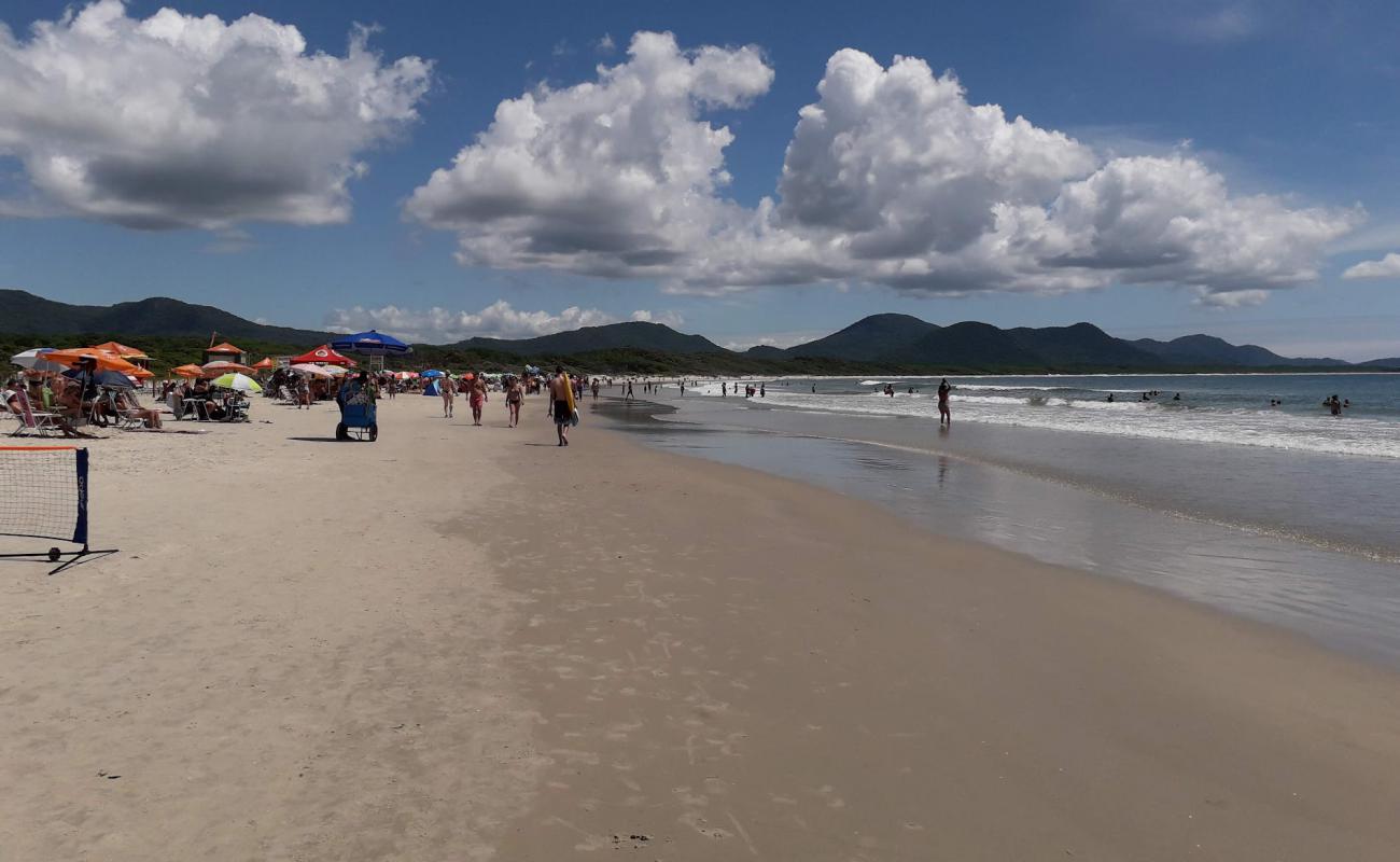 Photo of Barra da Lagoa Beach with bright fine sand surface