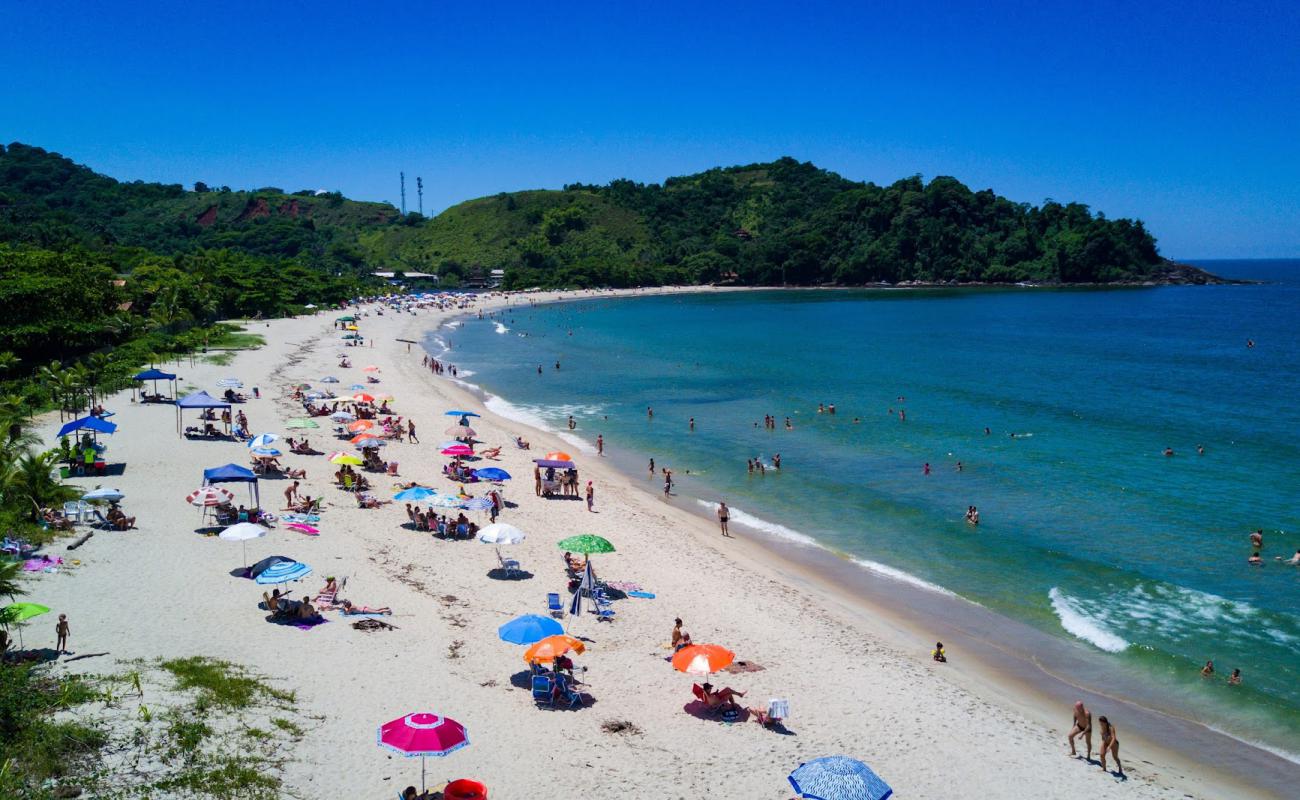 Photo of Barra do Una beach with bright fine sand surface