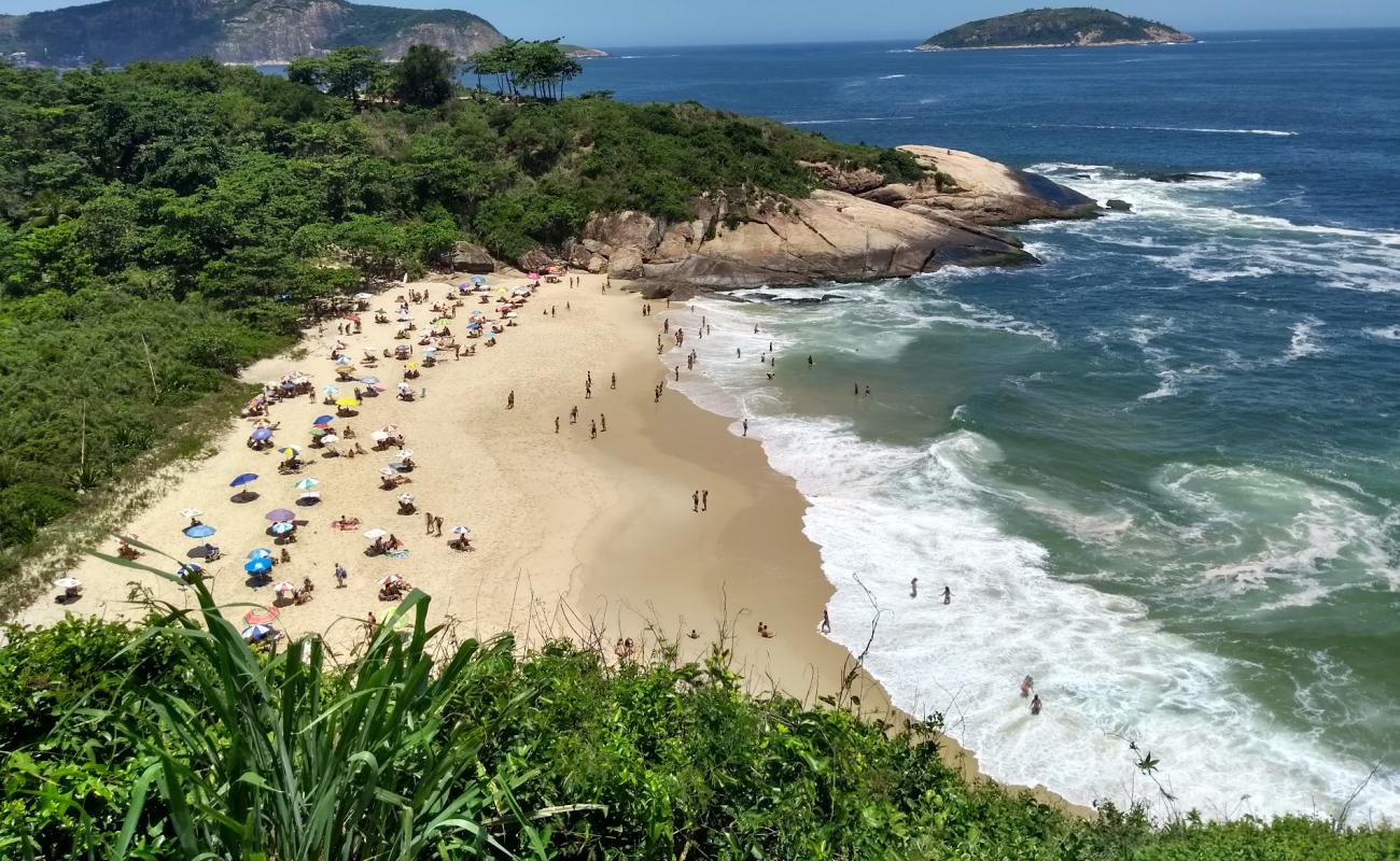 Photo of Sossego Beach with bright fine sand surface