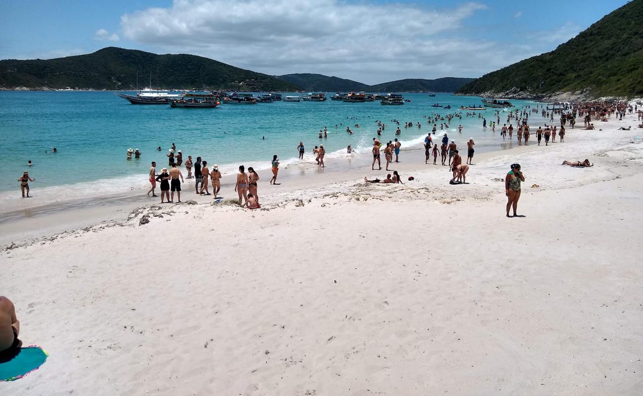 Photo of Farol Beach with white fine sand surface