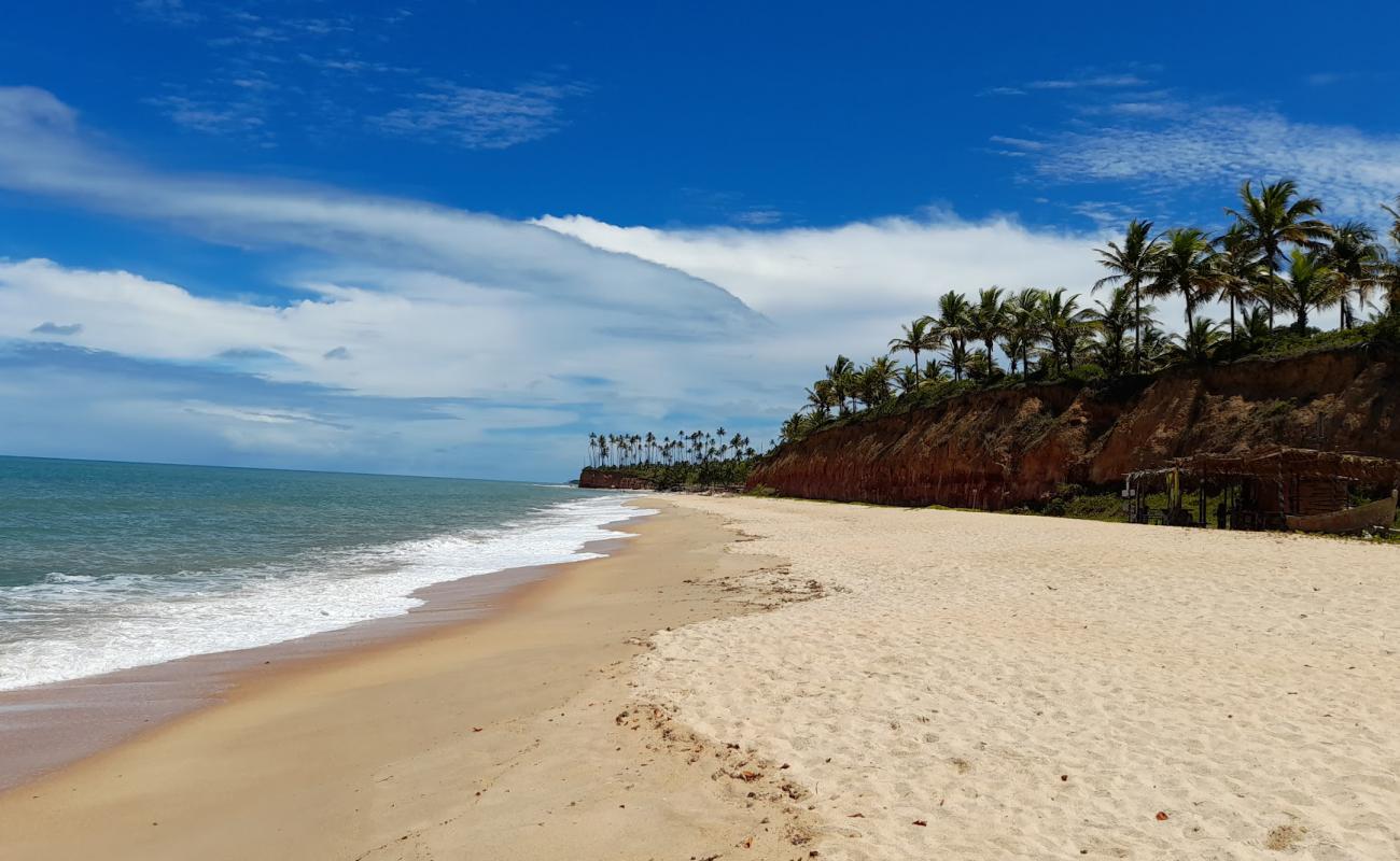 Photo of Barra do Cahy Beach with bright fine sand surface