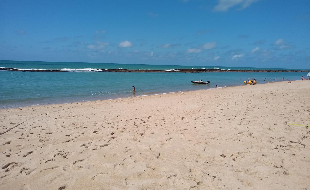 Photo of Barra de Sao Miguel Beach with bright sand surface