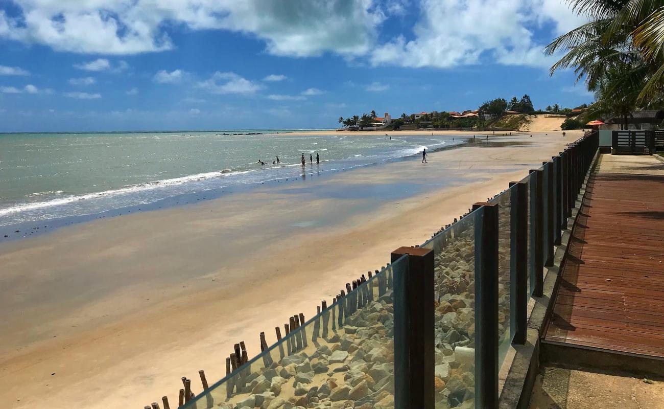 Photo of Porto Mirim Beach with bright fine sand surface