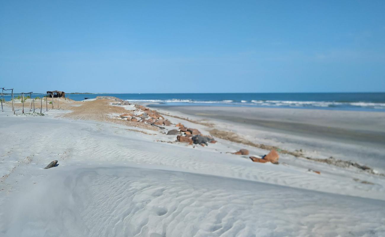 Photo of Ponta dos Anjos Beach with bright sand surface