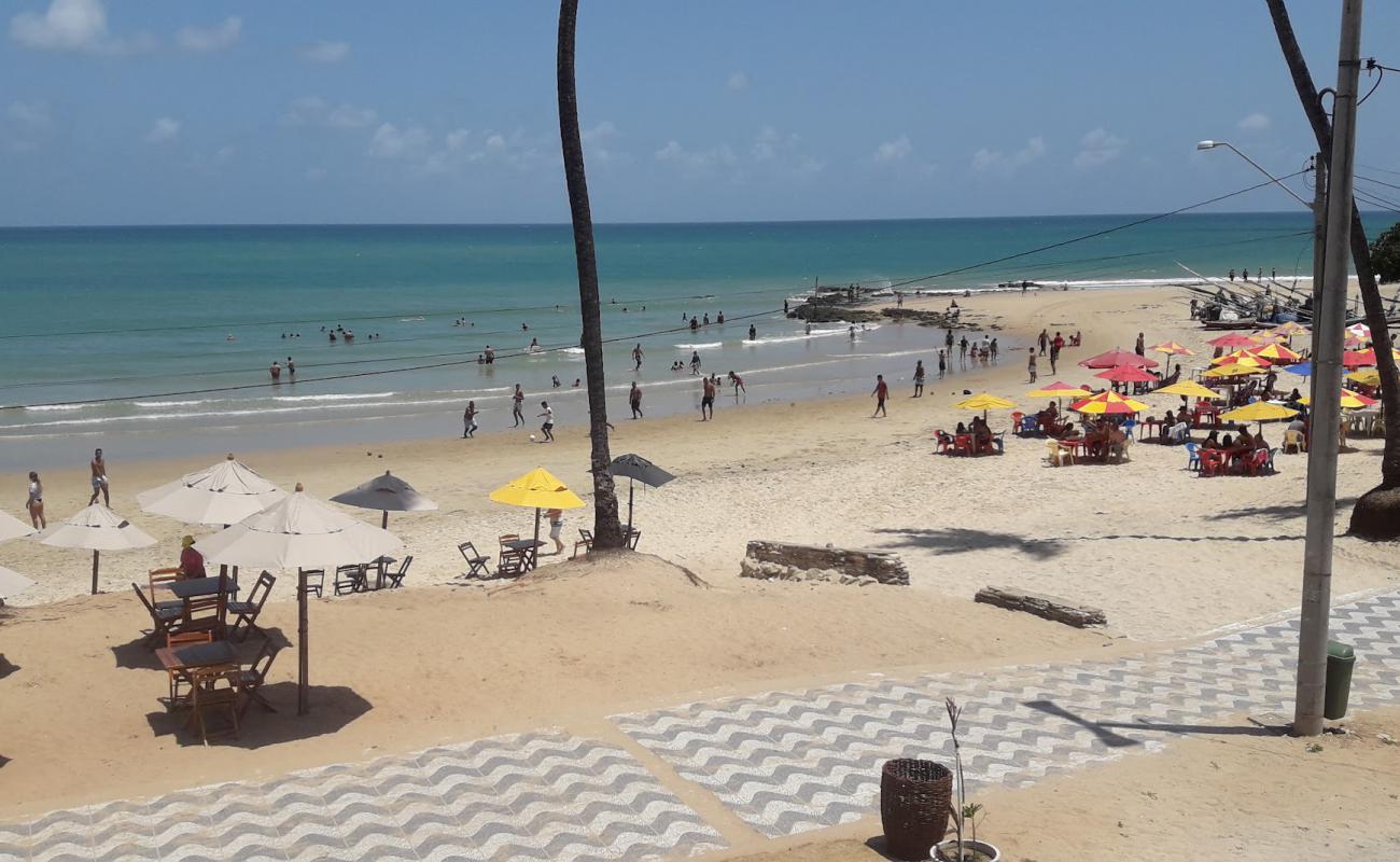 Photo of Ronco do Mar Beach with bright sand surface