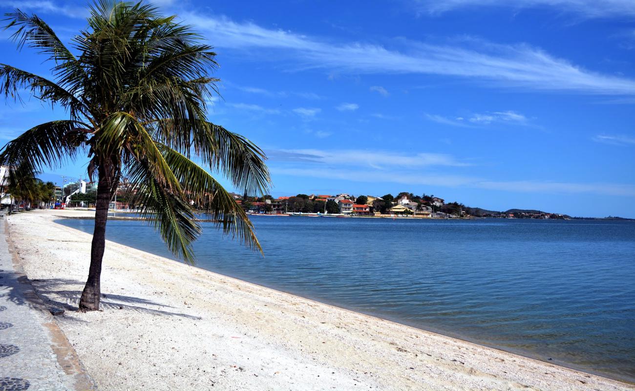 Photo of Praia da Pitoria with bright sand surface