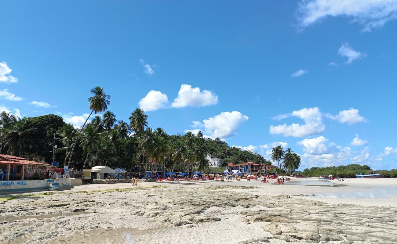 Photo of Praia Das Neves with bright sand surface