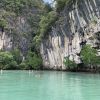 Lagoon of Hong island