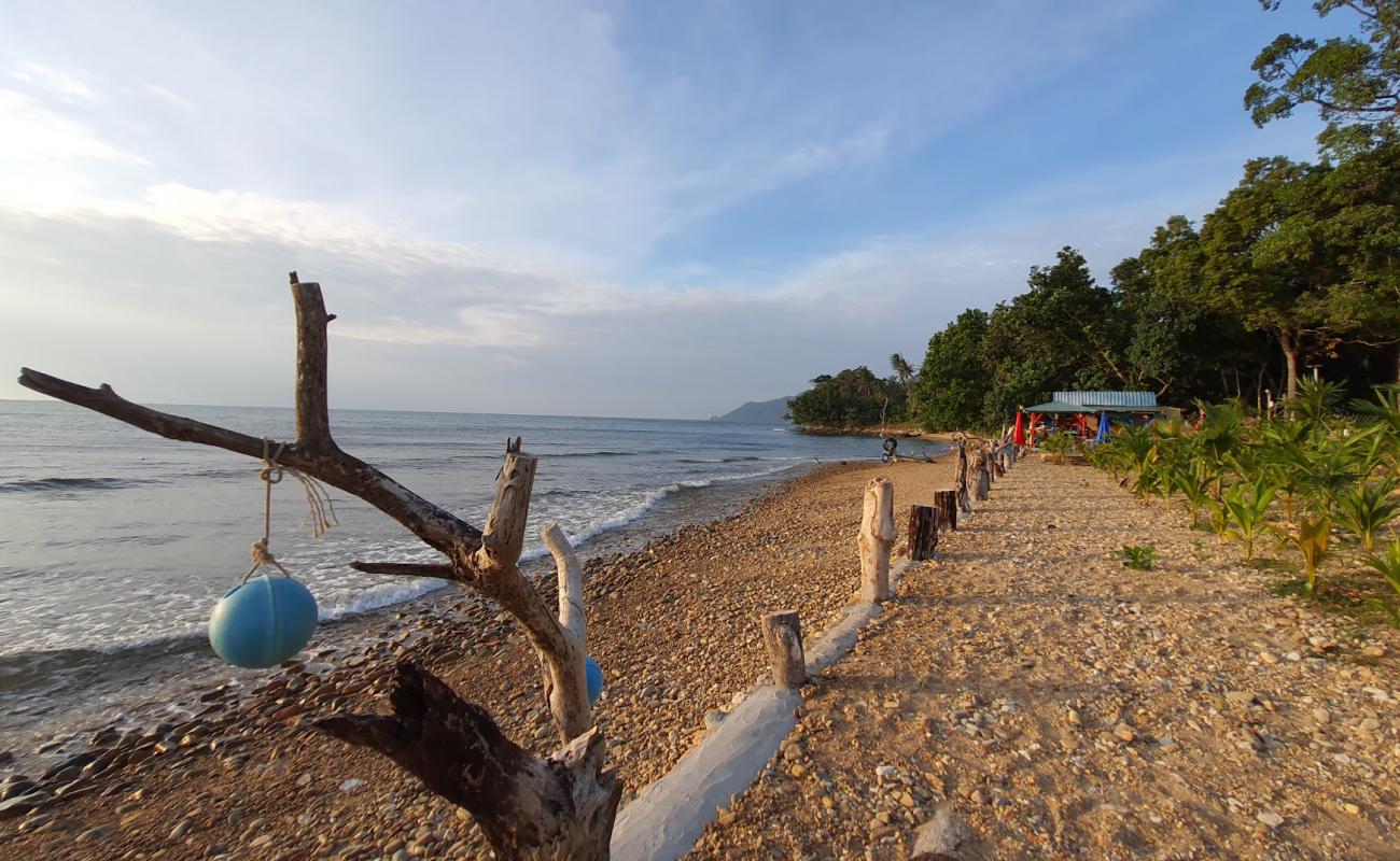 Photo of Khai Mook Beach with light sand &  pebble surface