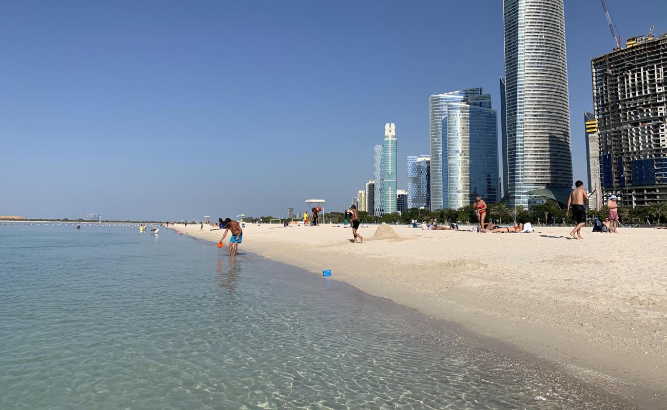 Photo of Abu Dhabi beach with white fine sand surface