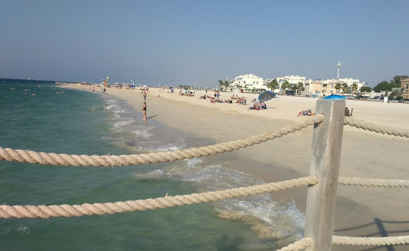 Photo of Umm Suqeim beach with bright fine sand surface