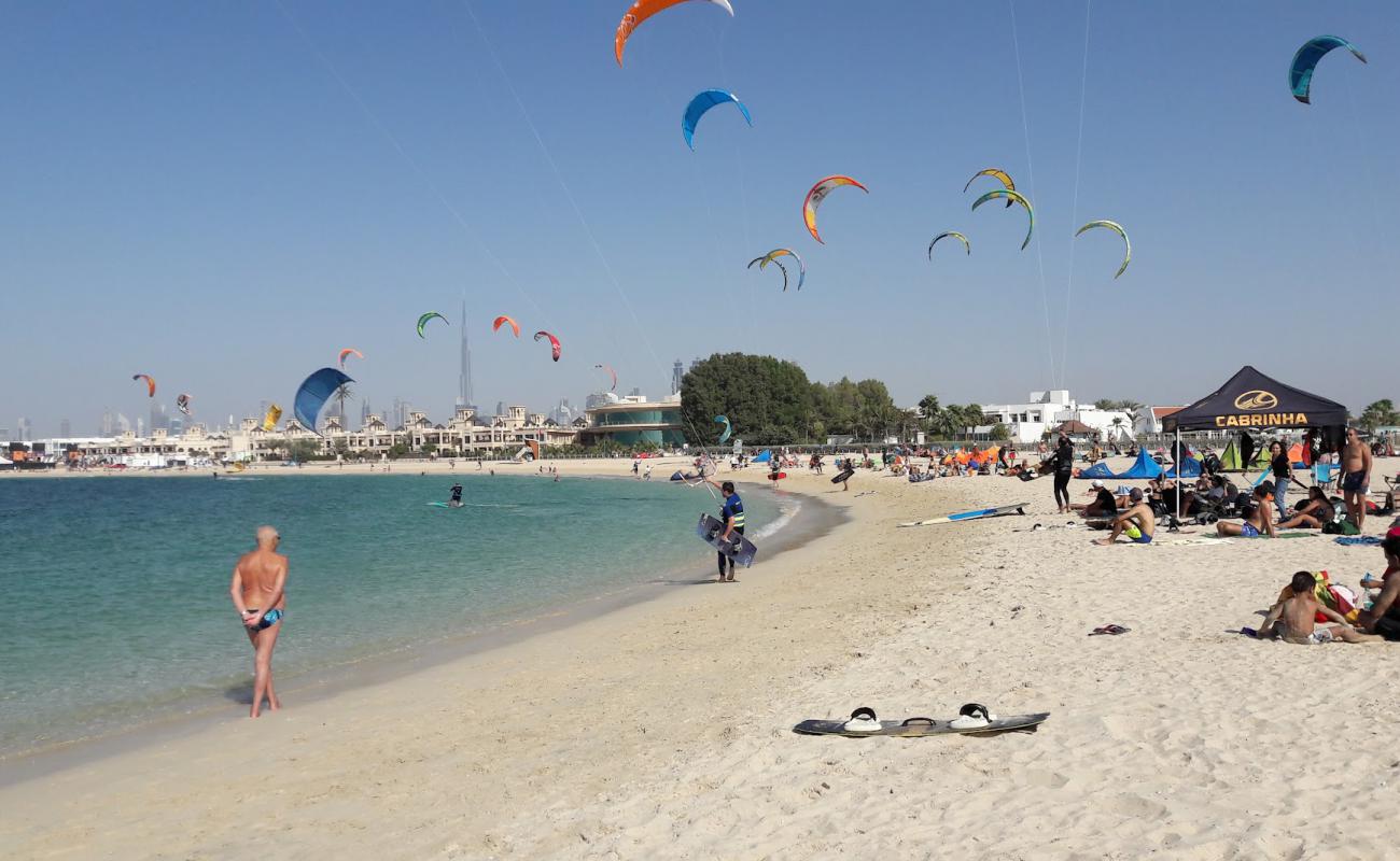 Photo of Jumeirah Kite beach with bright fine sand surface