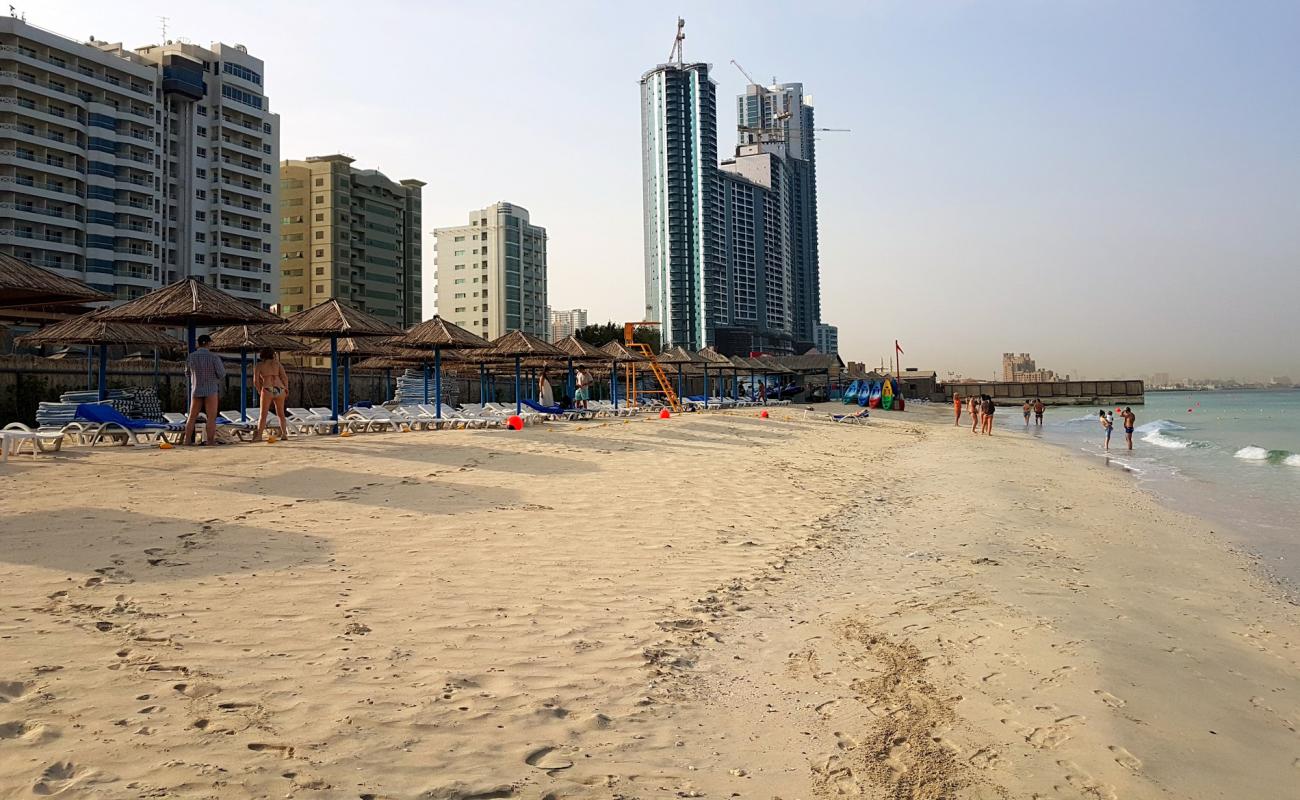 Photo of Ajman beach II with bright sand surface