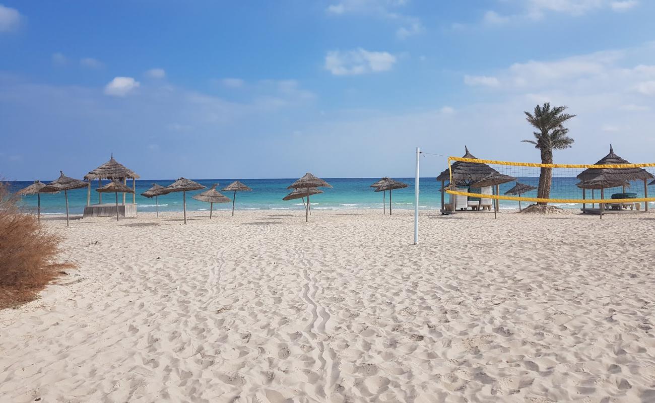 Photo of Djerba beach with white sand surface