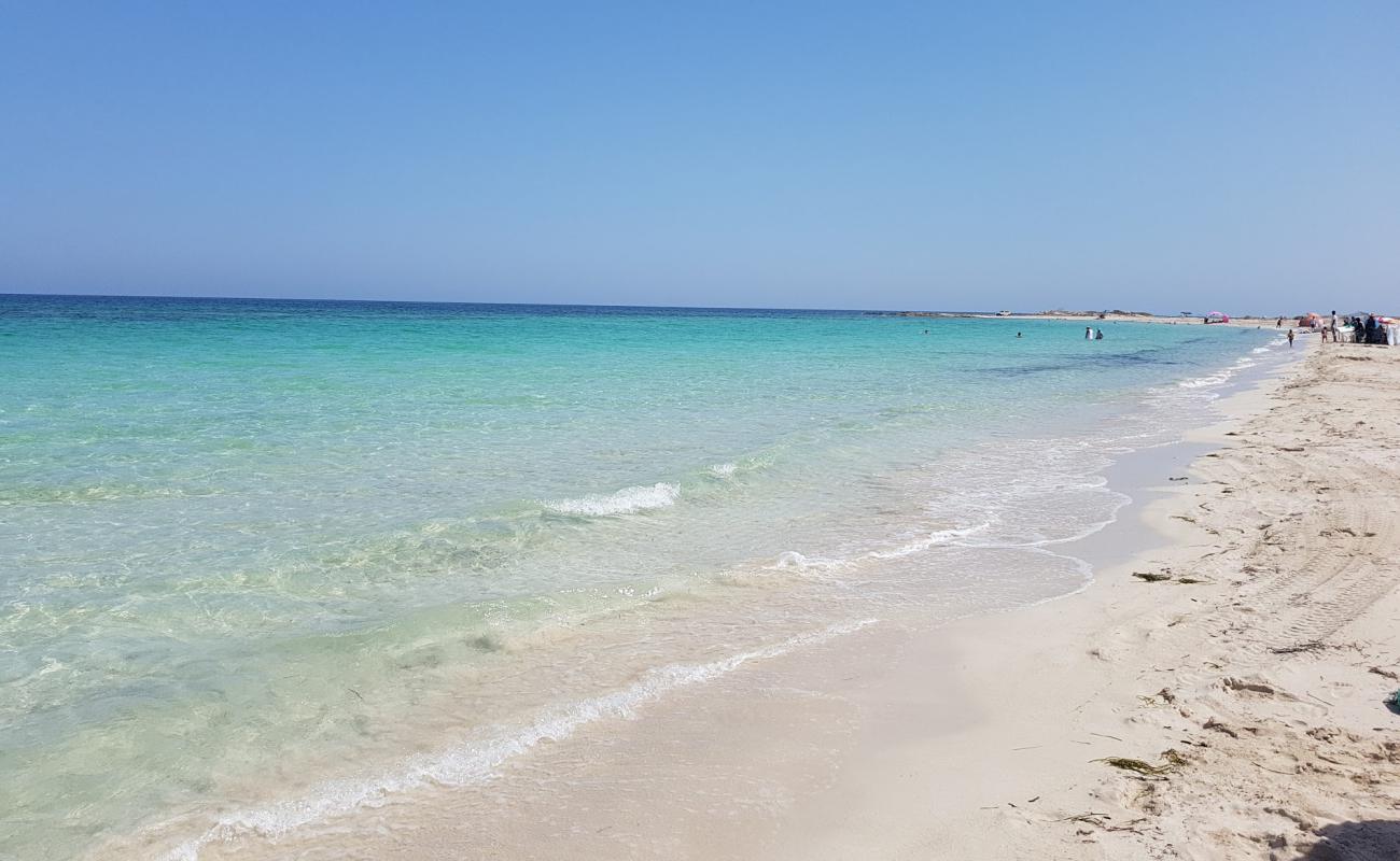 Photo of Lella Hadhria beach with white sand surface