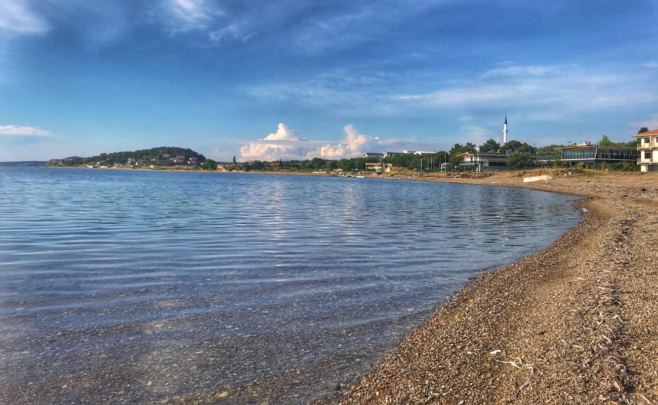 Photo of Troas beach with light sand &  pebble surface