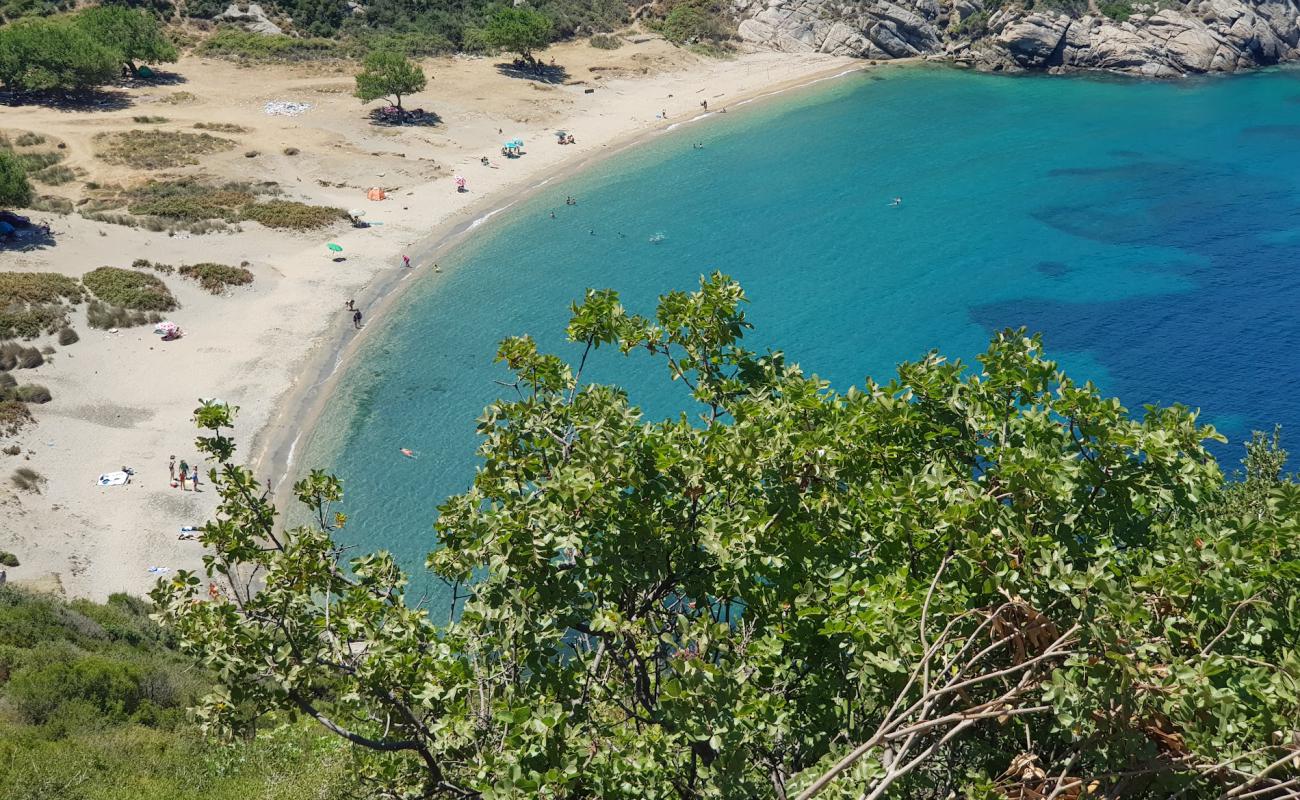 Photo of Kucukova Bay beach with light fine pebble surface