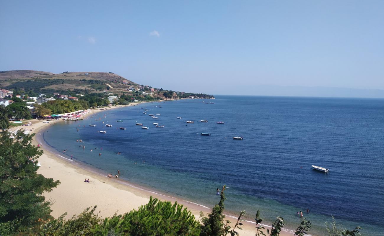 Photo of Karsiyaka beach II with brown sand surface