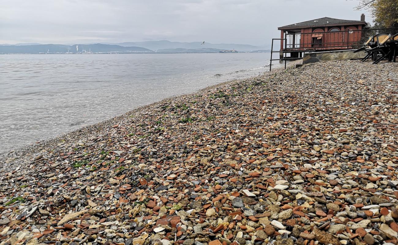 Photo of Darica beach II with brown pebble surface