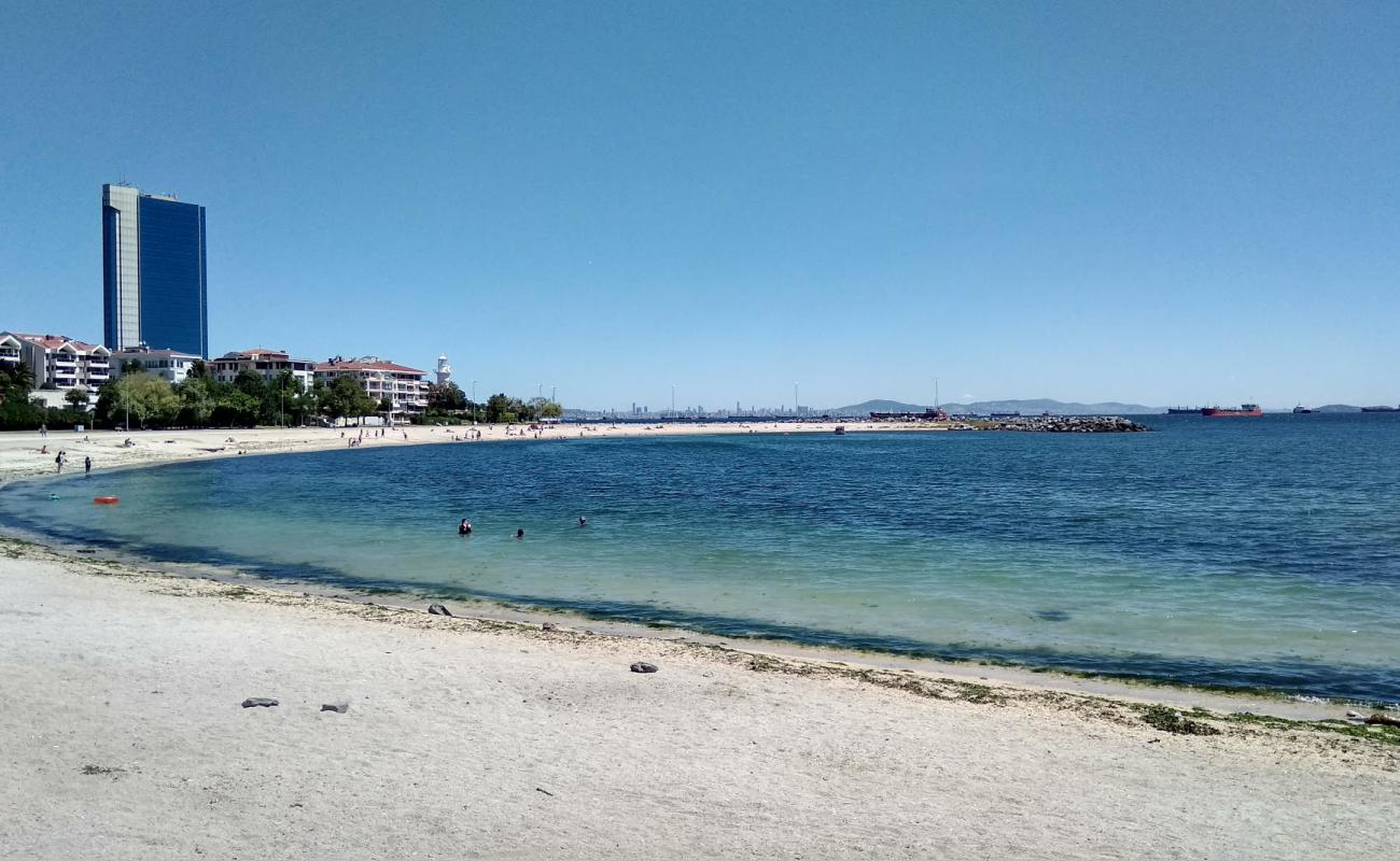 Photo of Bakirkoy beach with brown sand surface